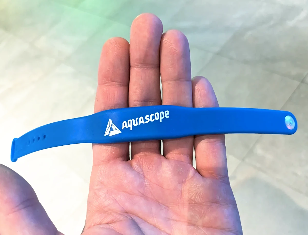 Bracelet d'entrée et vestiaires Aquascope Futuroscope