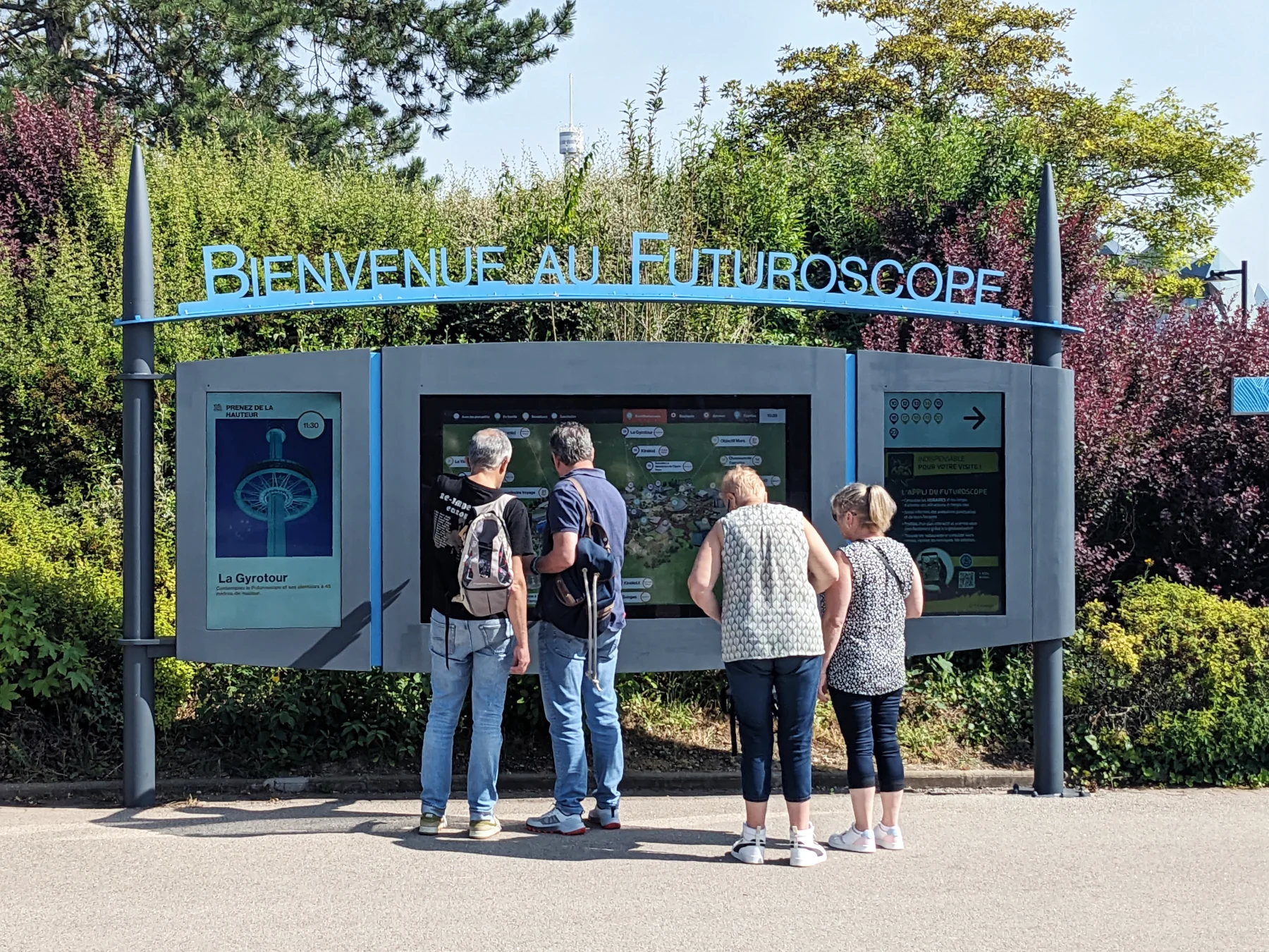 entrée au parc du futuroscope