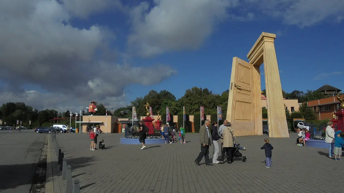Entrée du parc Plopsaland De Panne