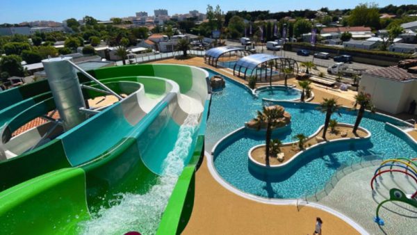 Parc aquatique du camping domaine du clarys à Saint‑Jean‑de‑Monts en Vendée